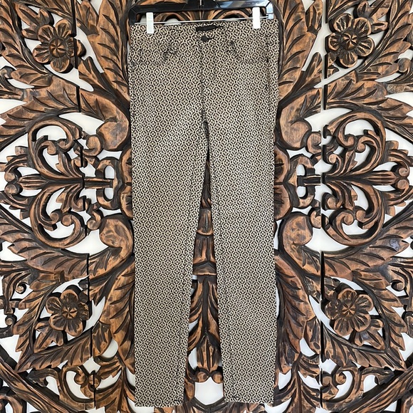 GENETIC Black and Gold Pants - Patterned Jeans - Patterned Pants - Size 25 - Picture 9 of 11